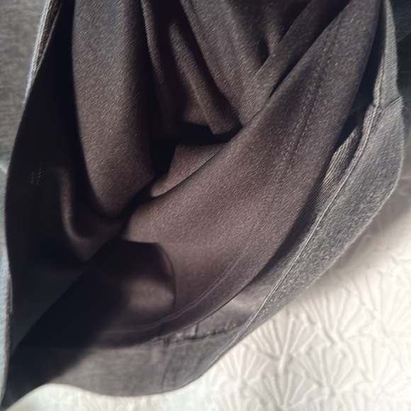 Banana Republic grey bodycon stretch work business casual short sleeve dress 4 - Picture 7 of 9